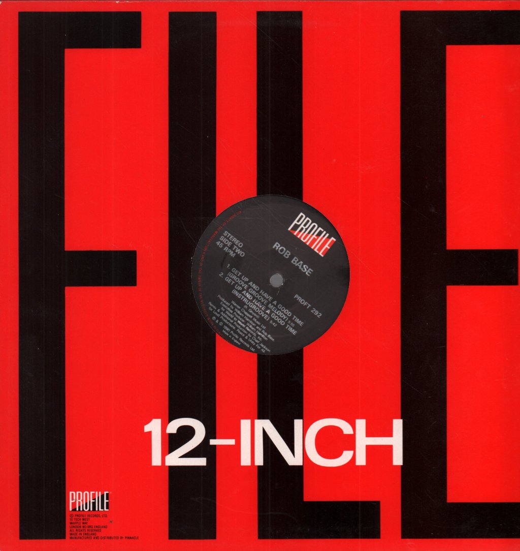 Rob Base - Get Up And Have A Good Time - 12 Inch