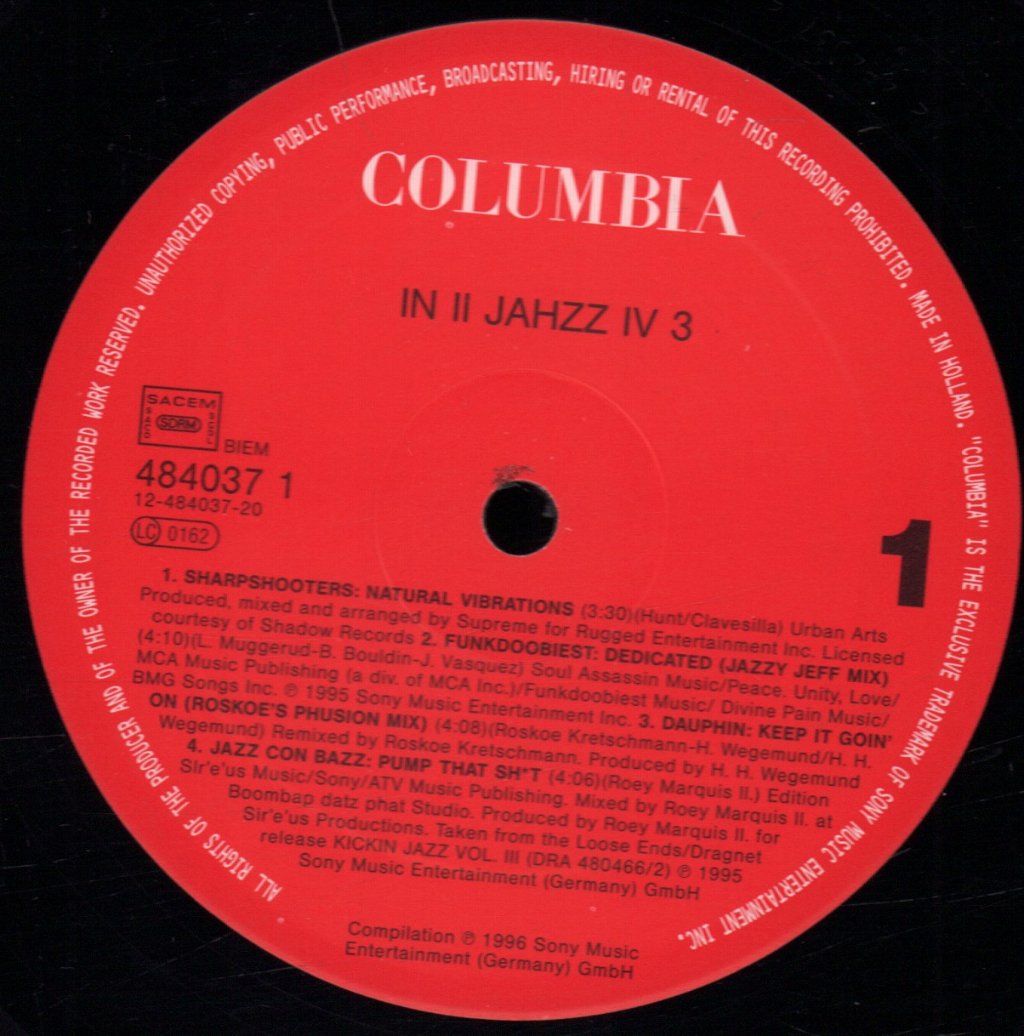Various Artists - In II Jahzz IV 3 - Double Lp