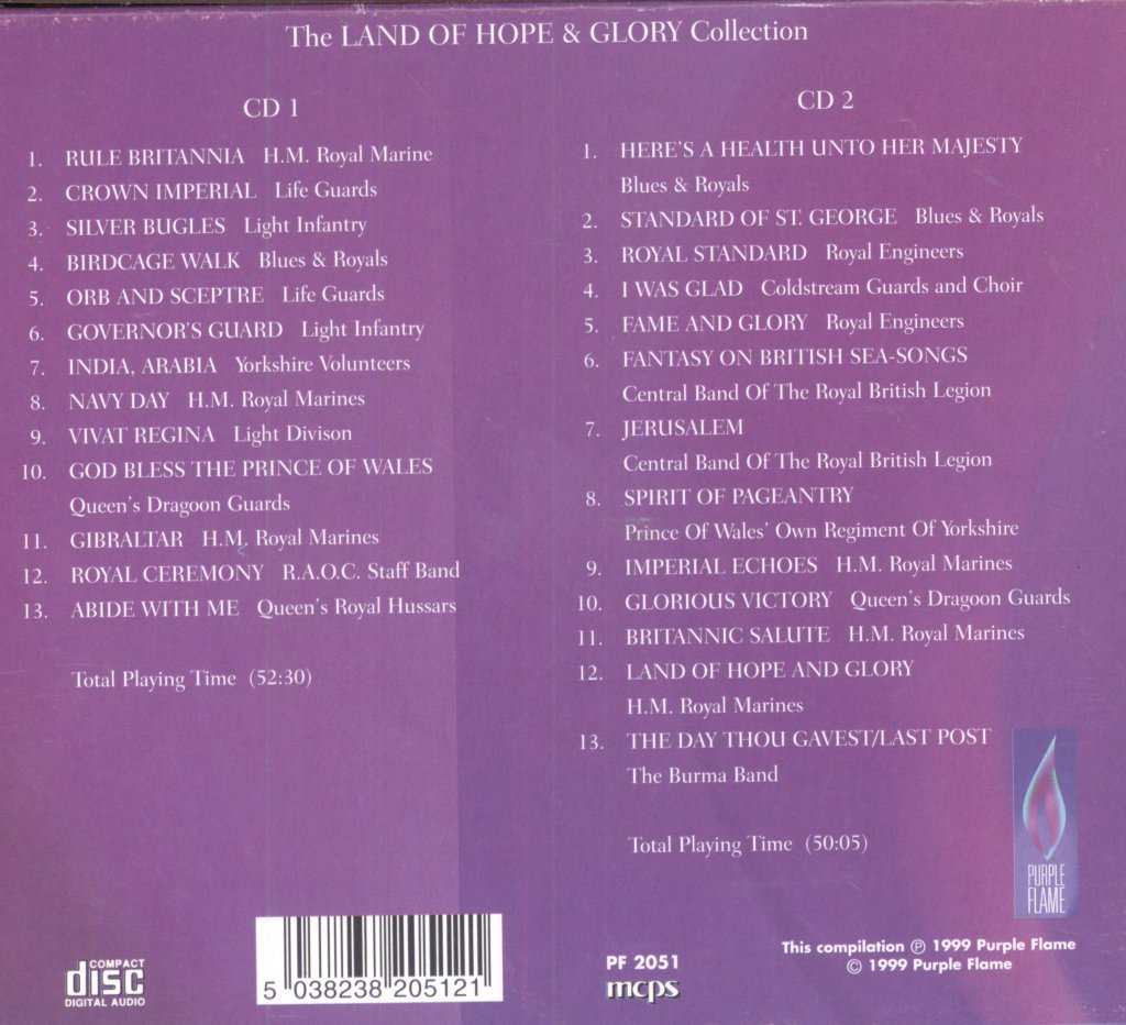 Various Artists - Land Of Hope And Glory Collection - Cd Set