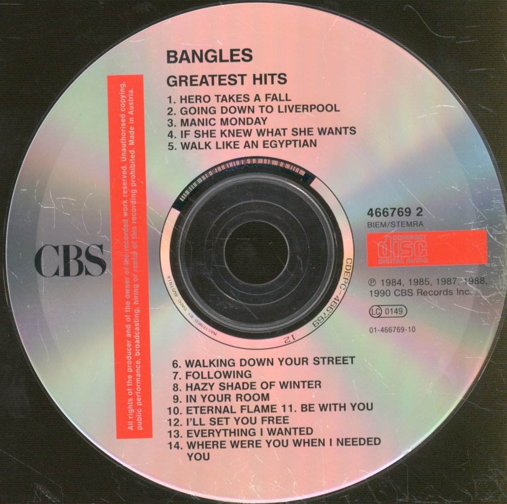 Bangles - Greatest Hits - Cd