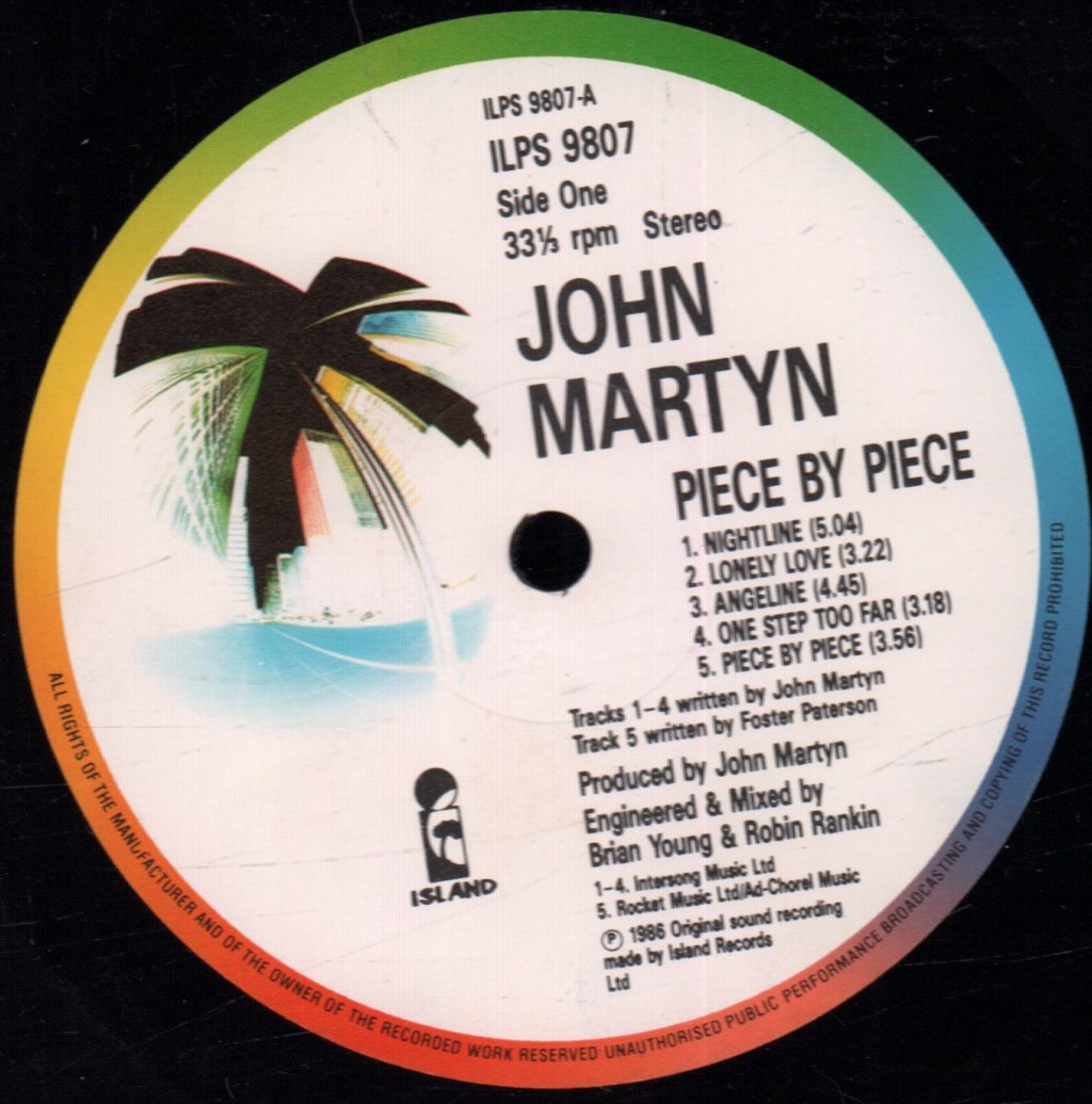 John Martyn - Piece By Piece - Lp