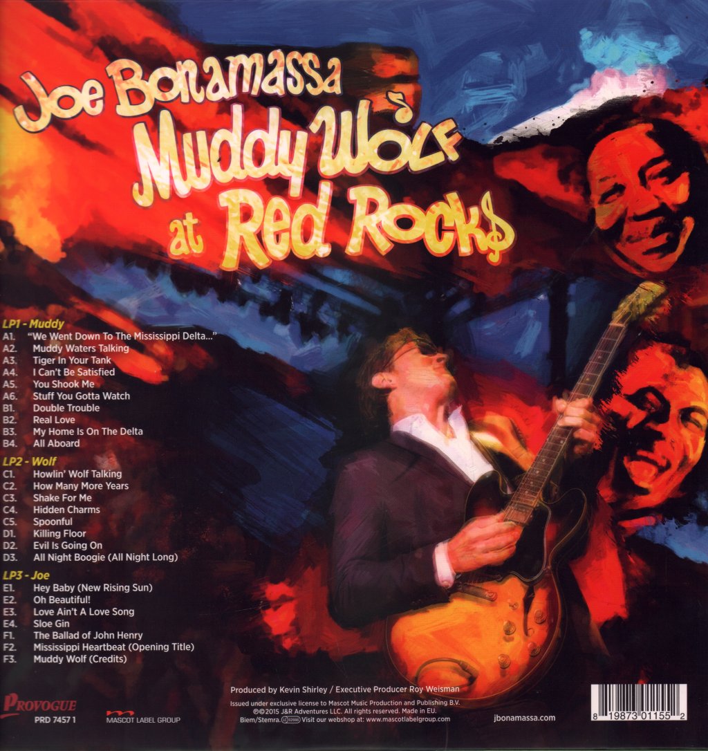 Joe Bonamassa - Muddy Wolf At Red Rocks - Triple Lp