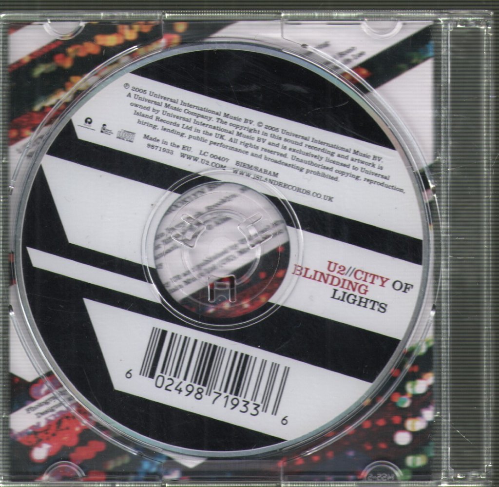 U2 - City Of Blinding Lights - Cd