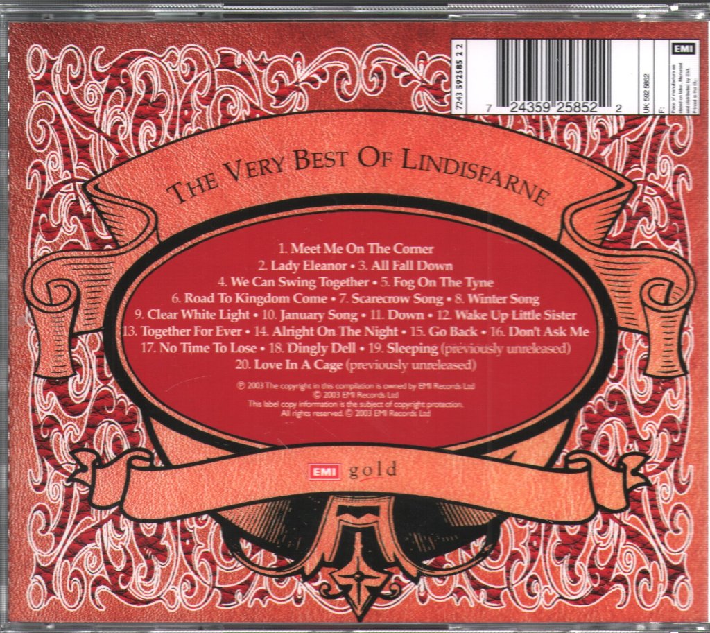 Lindisfarne - Very Best Of Lindisfarne - Cd