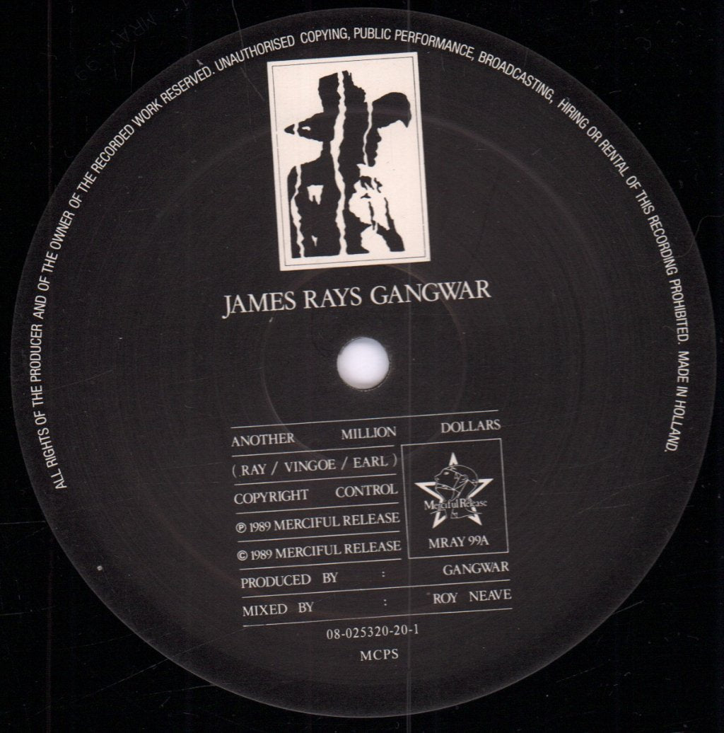James Rays Gangwar - Another Million Dollars - 12 Inch