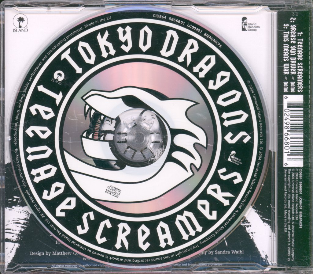 Tokyo Dragons - Teenage Screamers - Cd