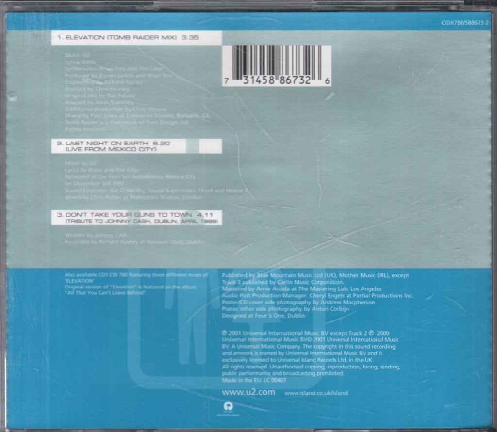 U2 - Elevation - Double Cd