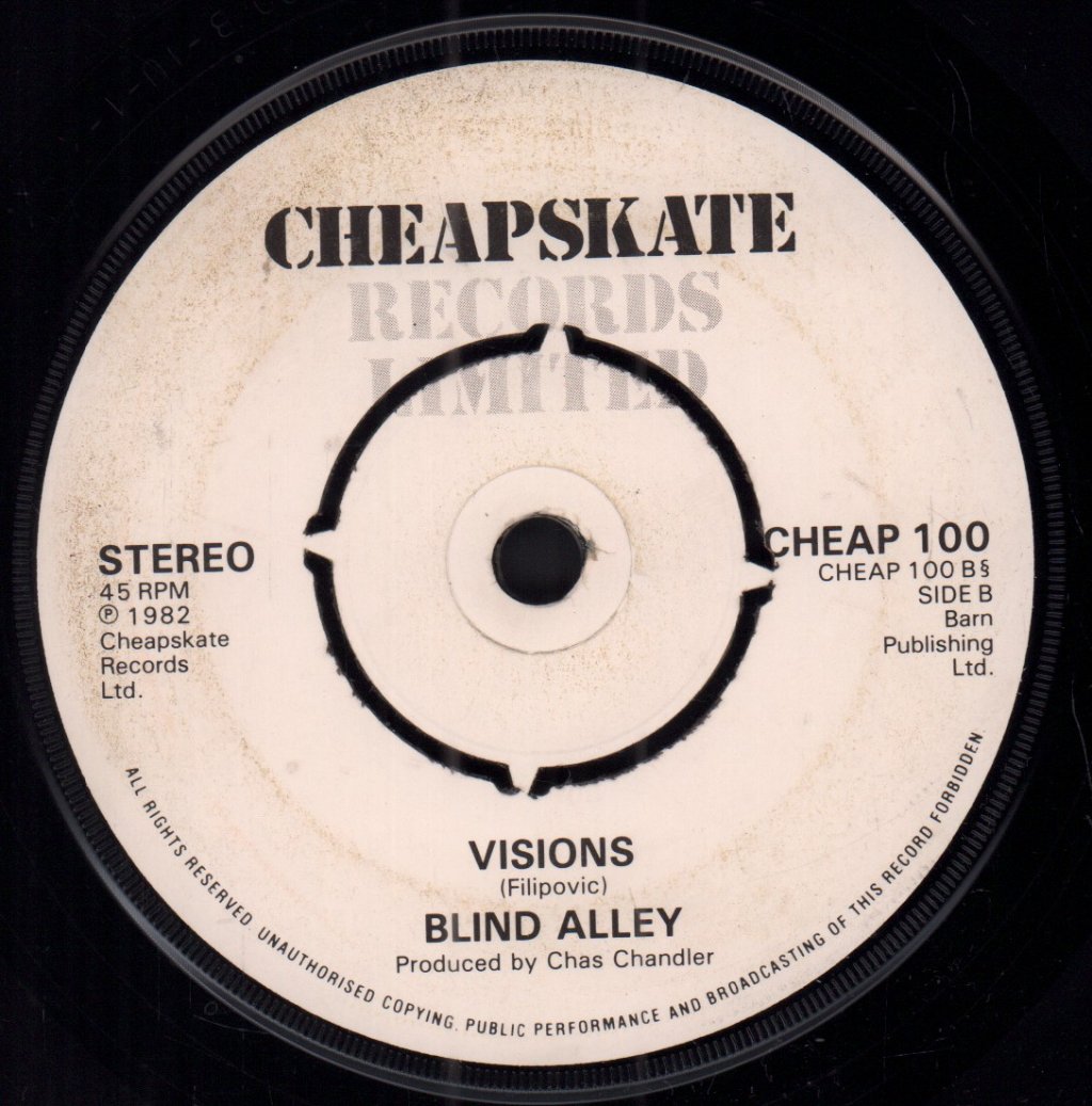 Blind Alley (Uk Power Pop) - Keep Me Hanging On - 7 Inch
