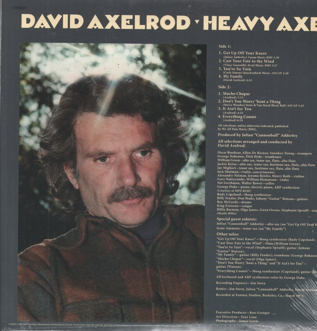 David Axelrod - Heavy Axe - Lp