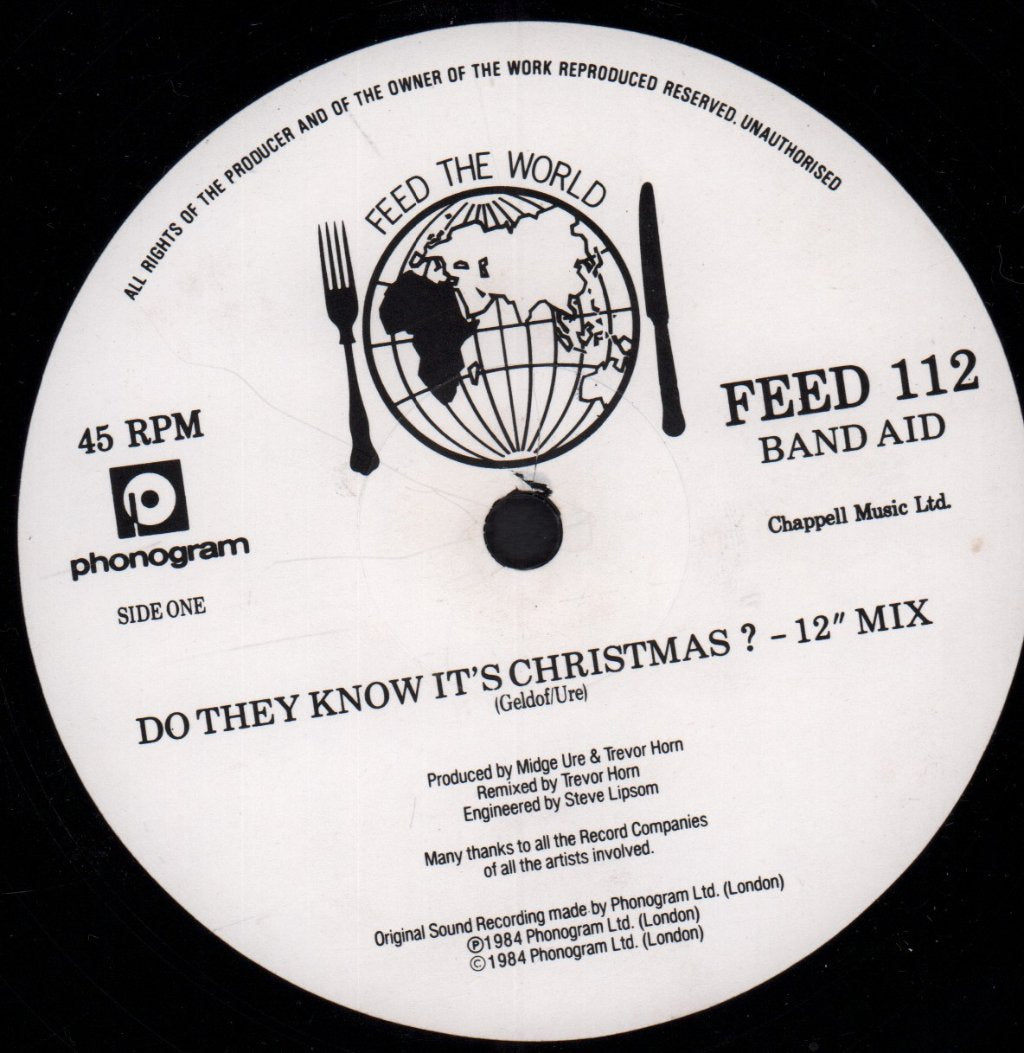 Band Aid - Do They Know It's Christmas - 12 Inch