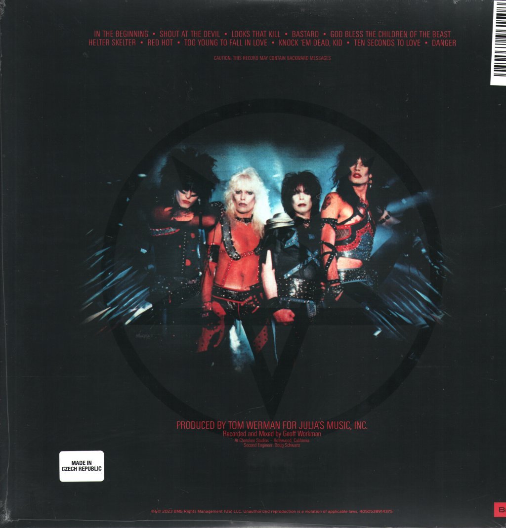 Motley Crue - Shout At The Devil (40th Anniversary) - Lp