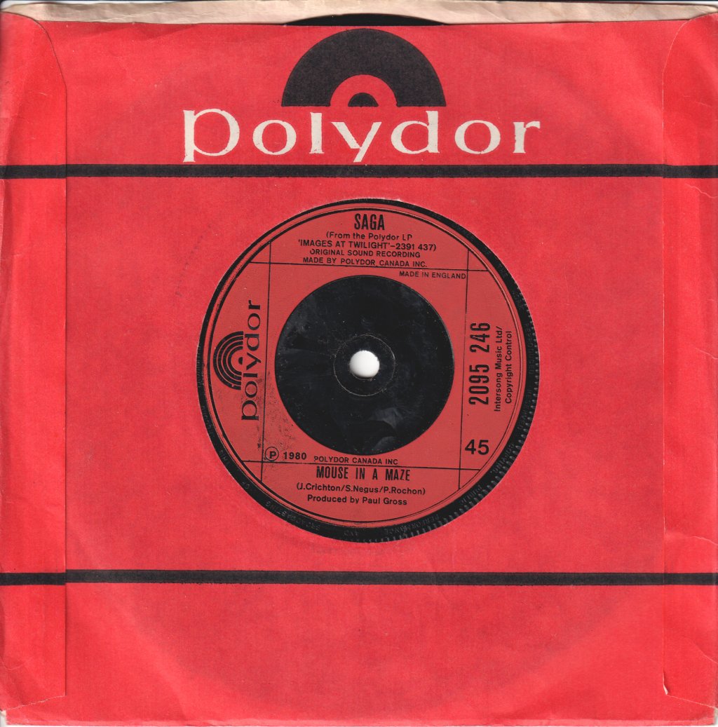 Saga (Rock Group) - It's Time Chapter Three - 7 Inch