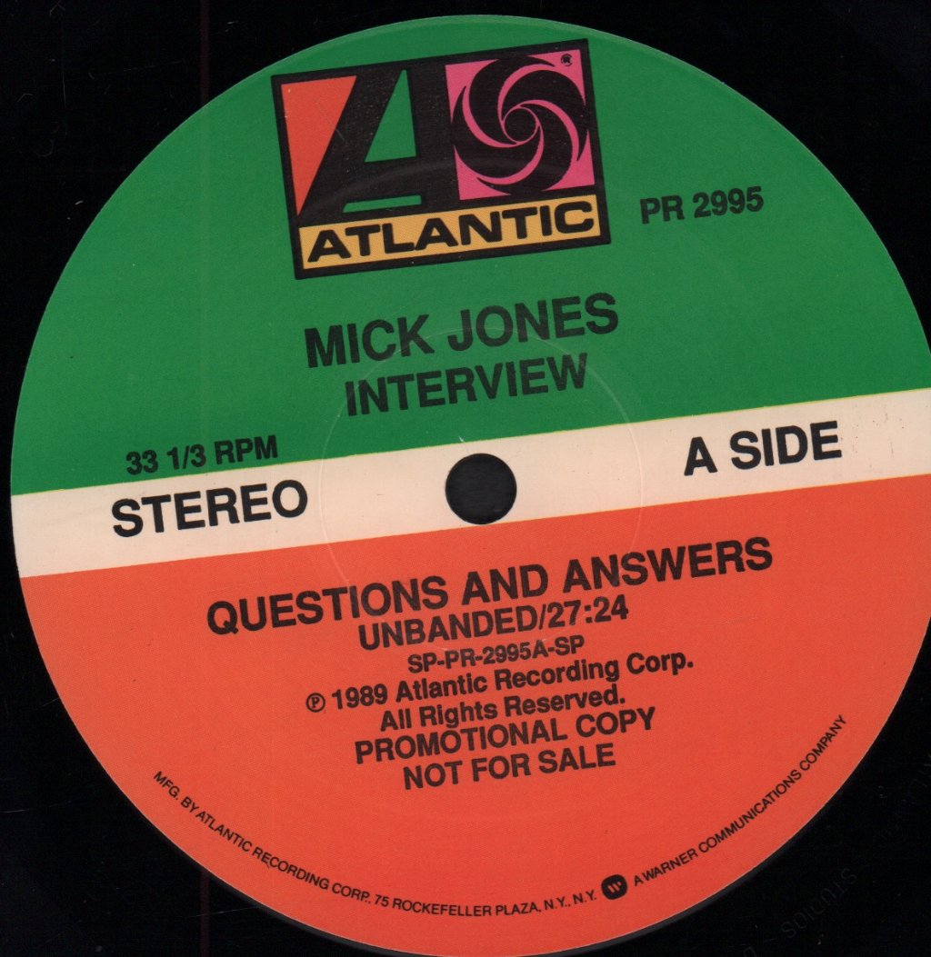 Mick Jones - Jones Alone - Lp