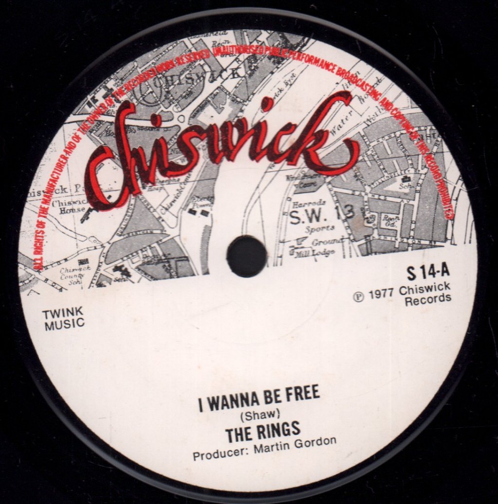 rings (punk) - I Wanna Be Free - 7 Inch