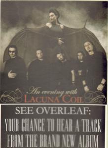 Lacuna Coil - An Evening With - Card