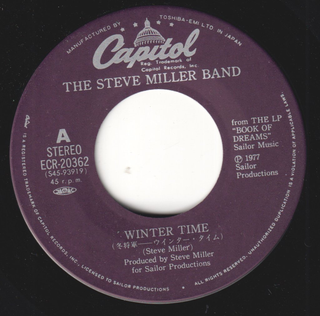 Steve Miller Band - Winter Time - 7 Inch