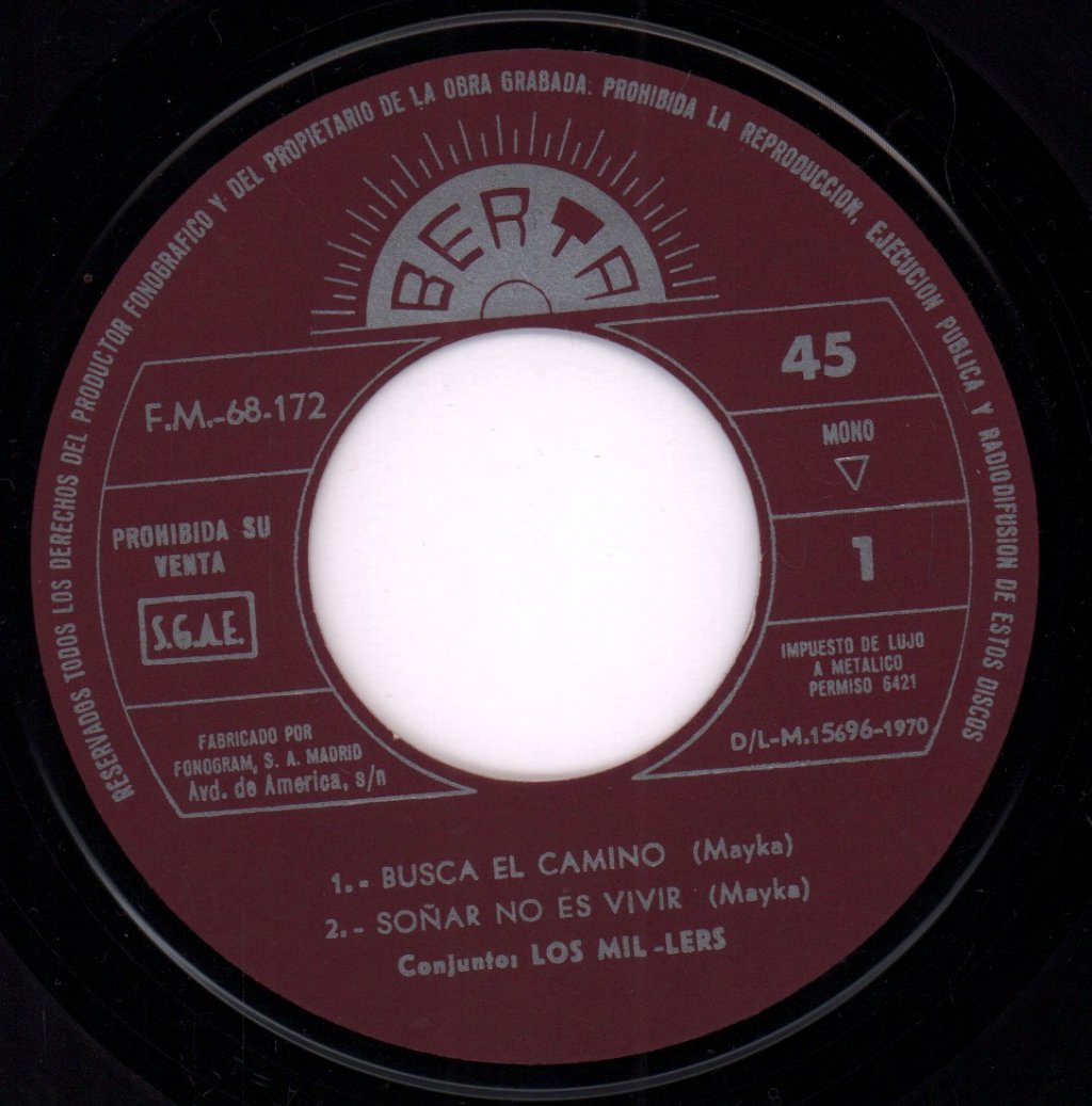 Los Mil-lers - Busca El Camino - 7 Inch