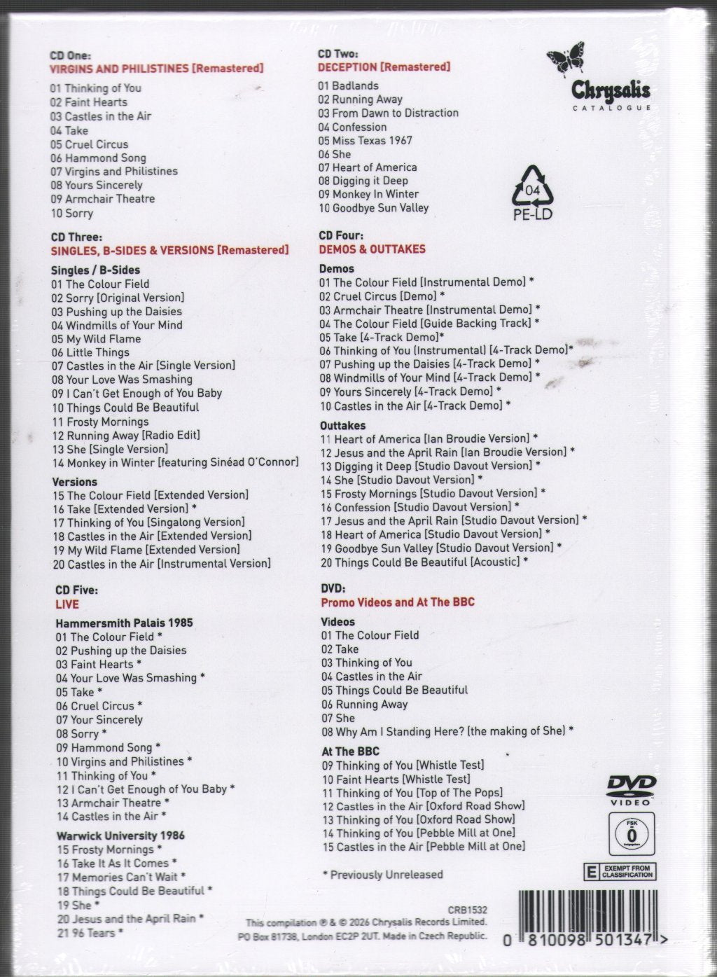 Colourfield - Sound of the Colourfield - Cd Set