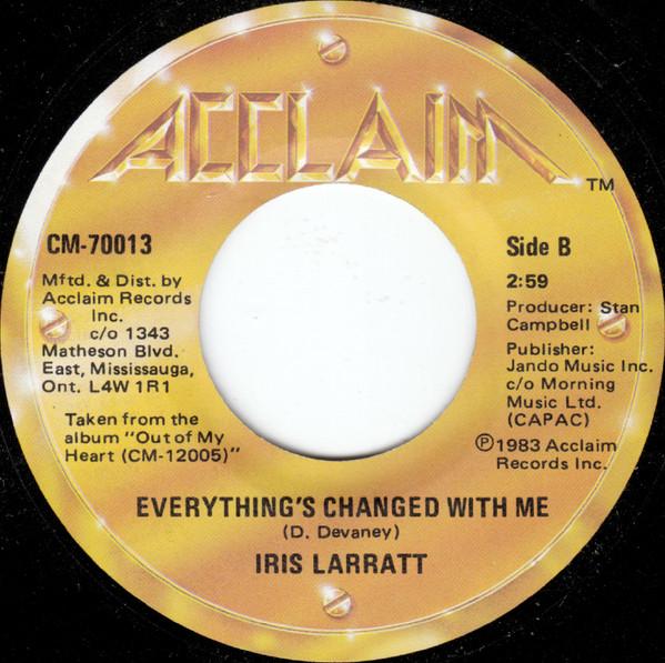 Iris Larratt - Don't Give Up On Him Now - 7 Inch
