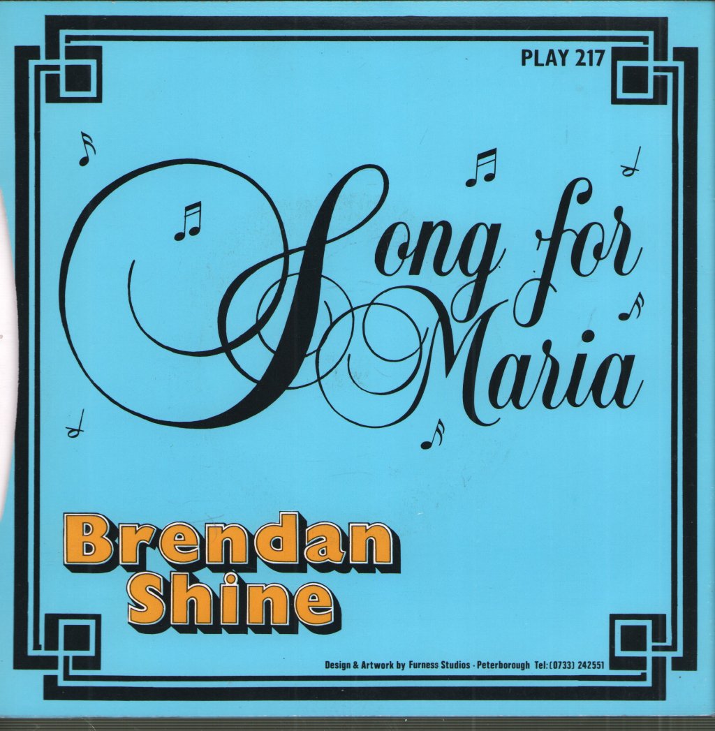 Brendan Shine - Song For Maria - 7 Inch