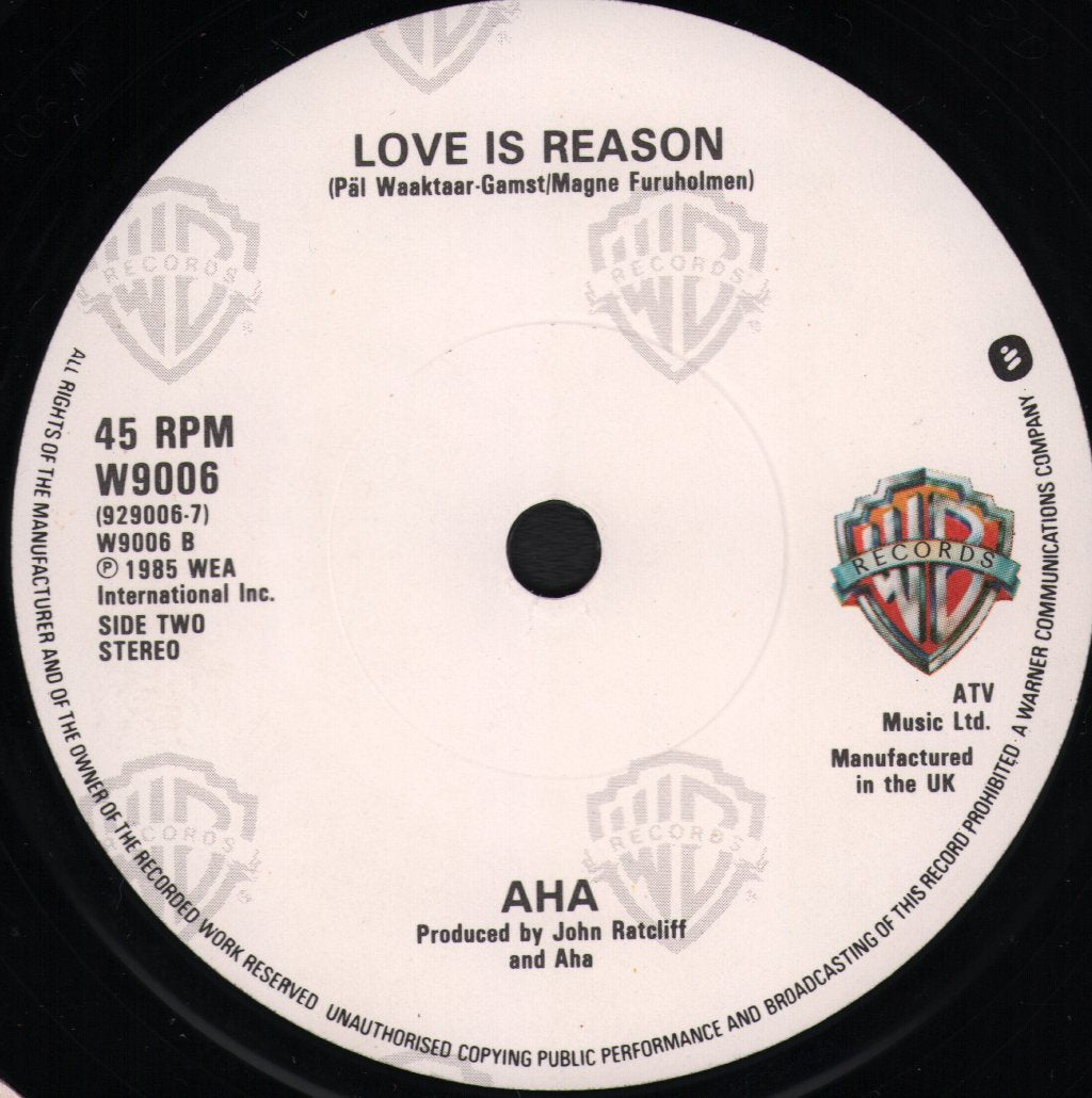 A-Ha - Take On Me - 7 Inch