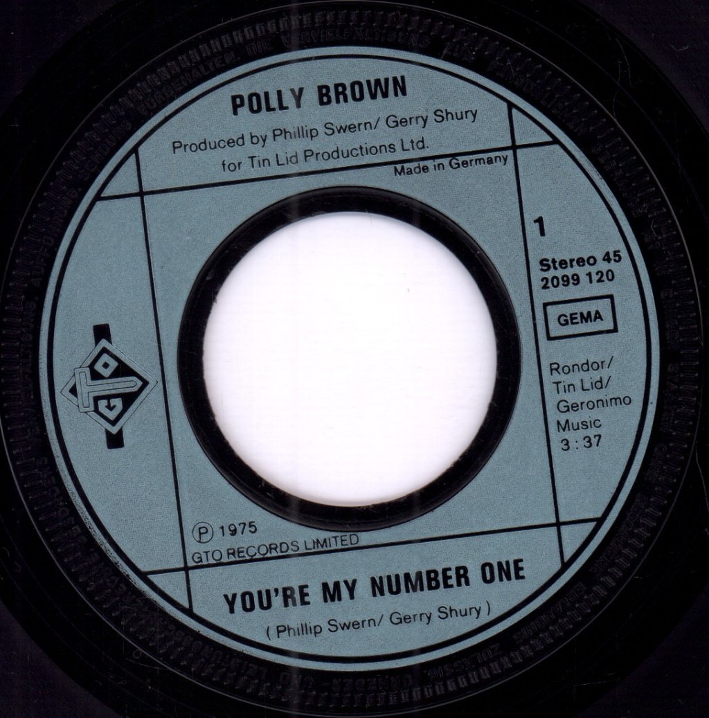 Polly Brown - You're My Number One - 7 Inch