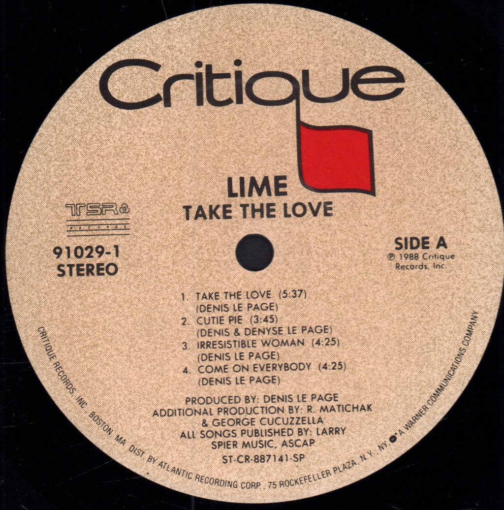 Lime - Take The Love - Lp