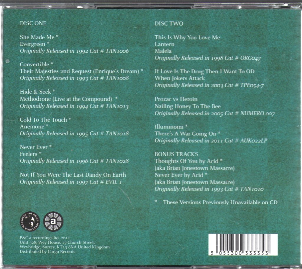 Brian Jonestown Massacre - Singles Collection 1992 - 2011 - Double Cd