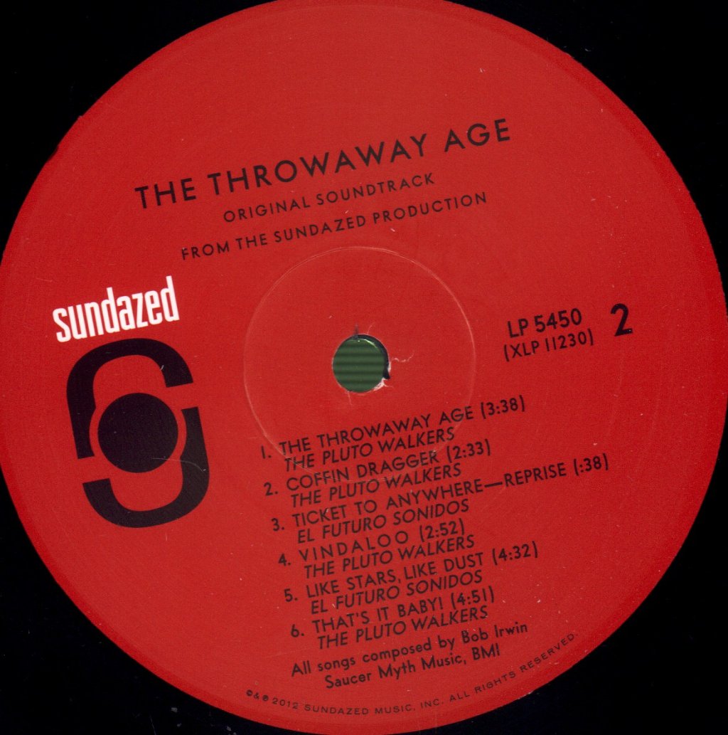 Bob Irwin - Throwaway Age (Original Soundtrack) - Lp
