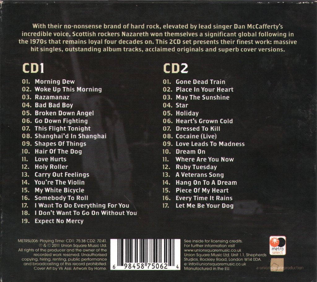 Nazareth - Bad Bad Boyz - Cd Set