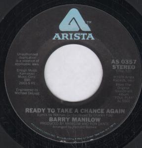Barry Manilow - Ready To Take A Chance Again - 7 Inch