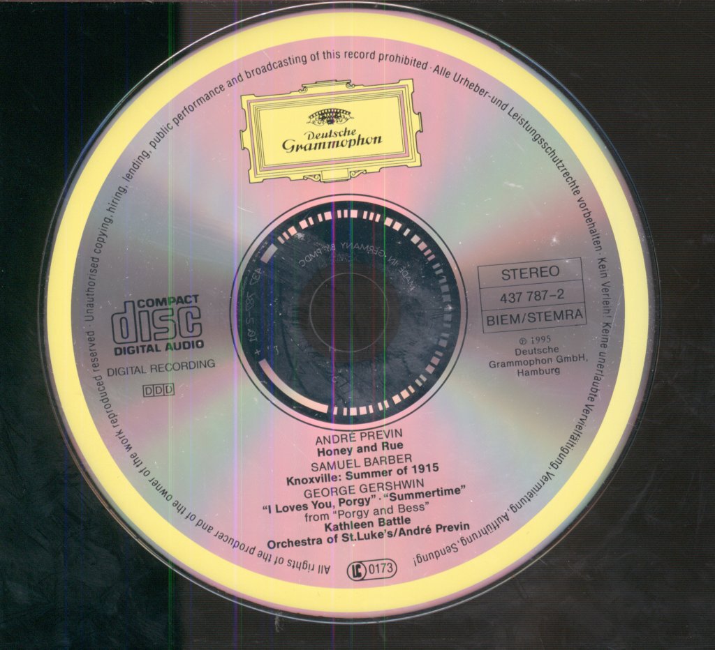 Kathleen Battle, André Previn - Honey And Rue - Cd