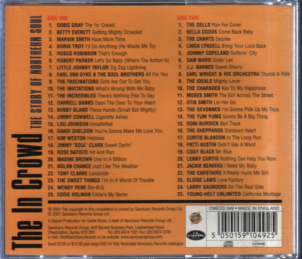 Various Artists - In Crowd (The Story Of Northern Soul) - Double Cd