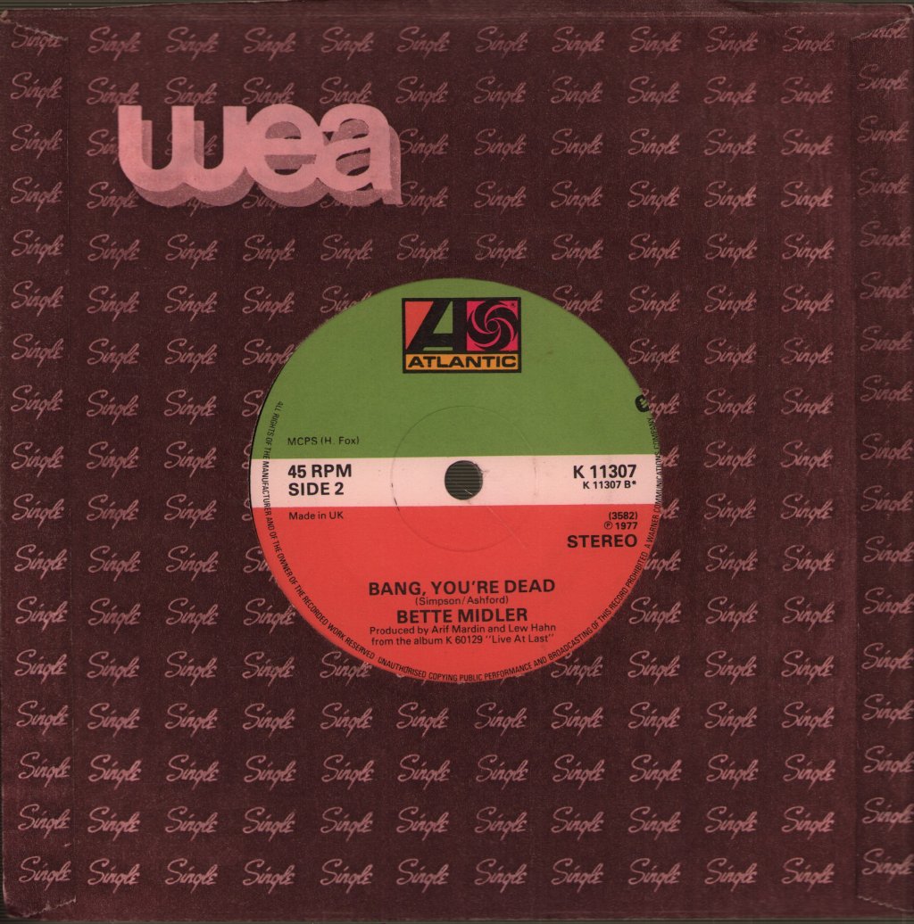 Bette Midler - Married Men - 7 Inch