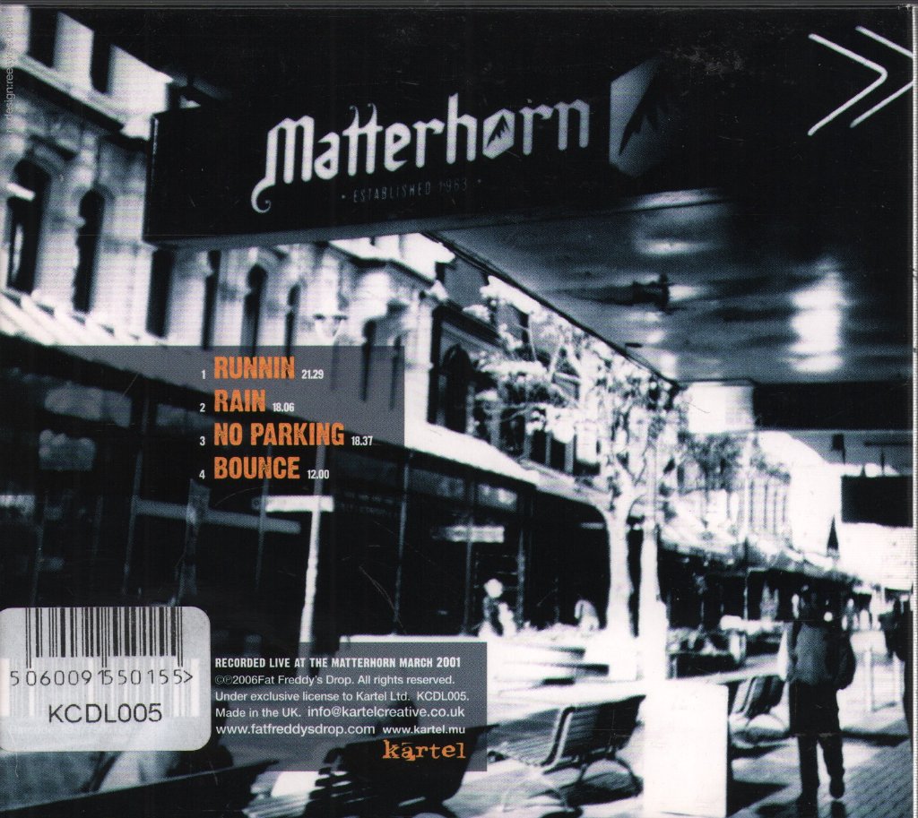 Fat Freddy's Drop - Live At The Matterhorn - Cd