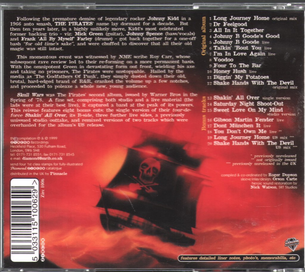 Pirates - Skull Wars...Plus - Cd
