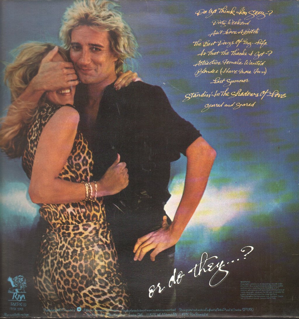 Rod Stewart - Blondes Have More Fun - Lp