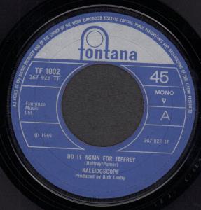 Kaleidoscope (Uk 60'S Psych Group) - Do It Again For Jeffrey - 7 Inch
