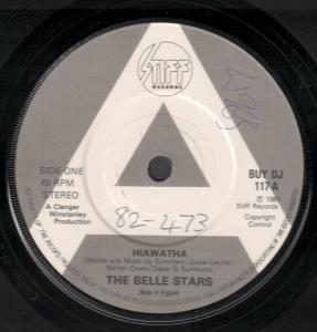 Belle Stars - Hiawatha - 7 Inch
