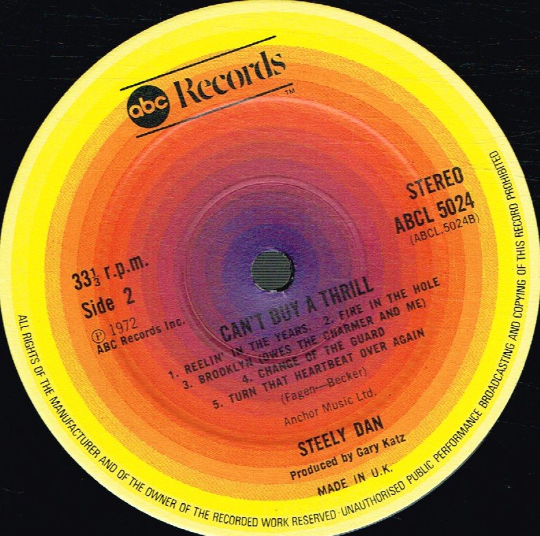 Steely Dan - Can't Buy A Thrill - Lp