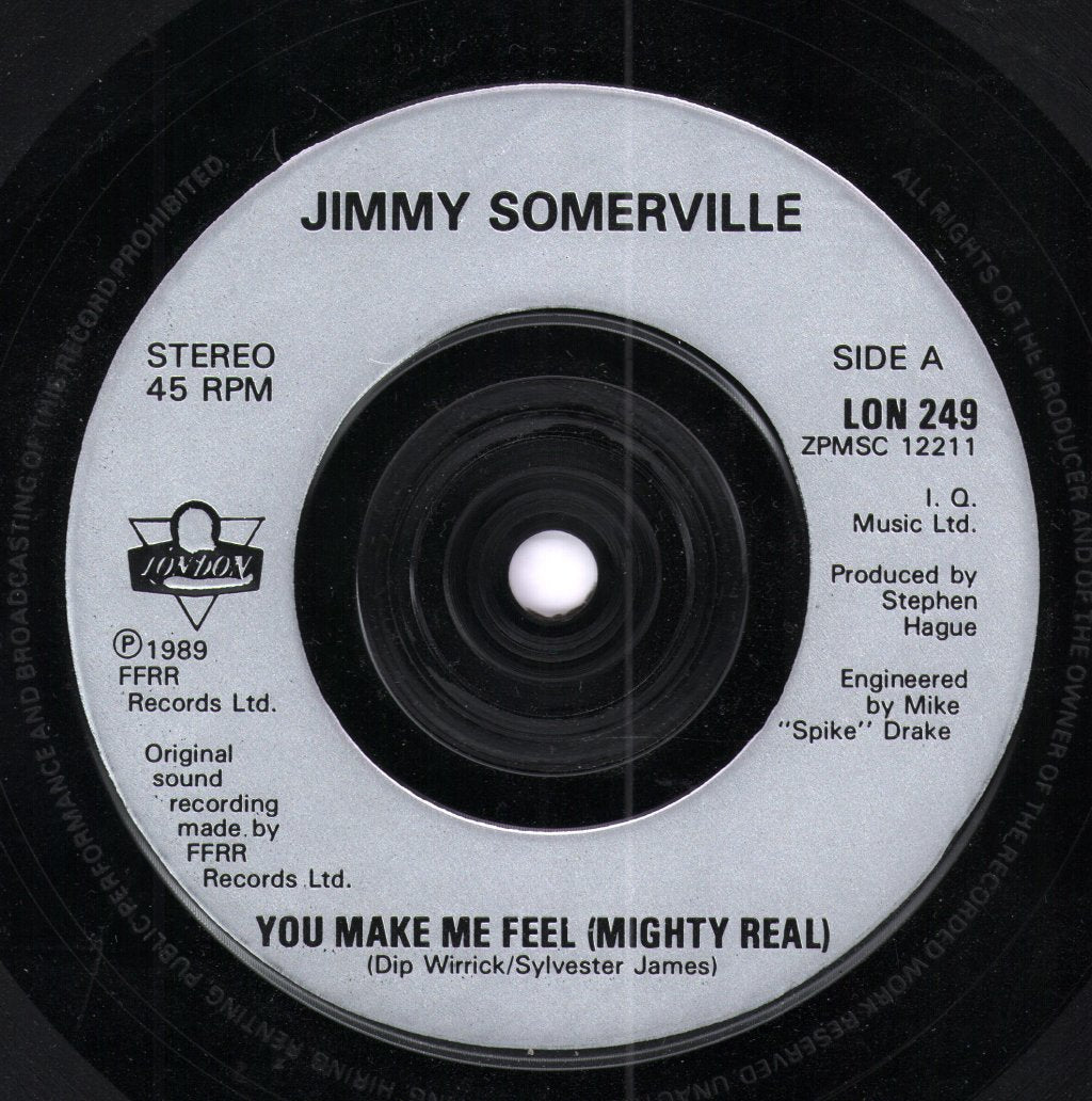 Jimmy Somerville - Mighty Real - 7 Inch