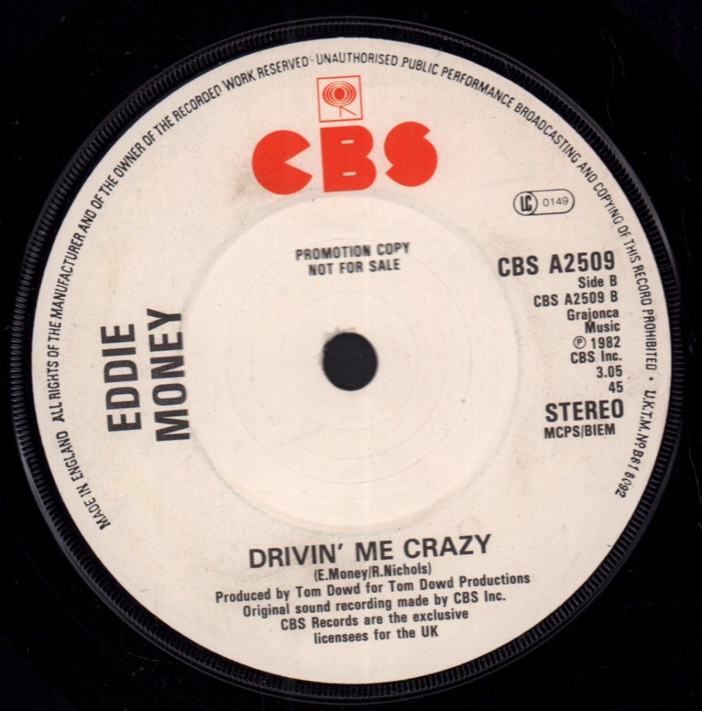 Eddie Money - Think I'm In Love - 7 Inch