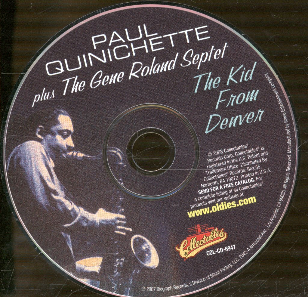 Paul Quinichette plus the Gene Roland Septet - Kid From Denver - Cd
