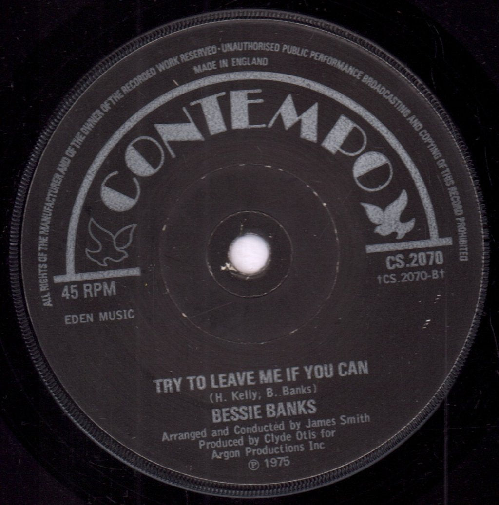 Bessie Banks - Baby You Sure Know How To Get To Me - 7 Inch