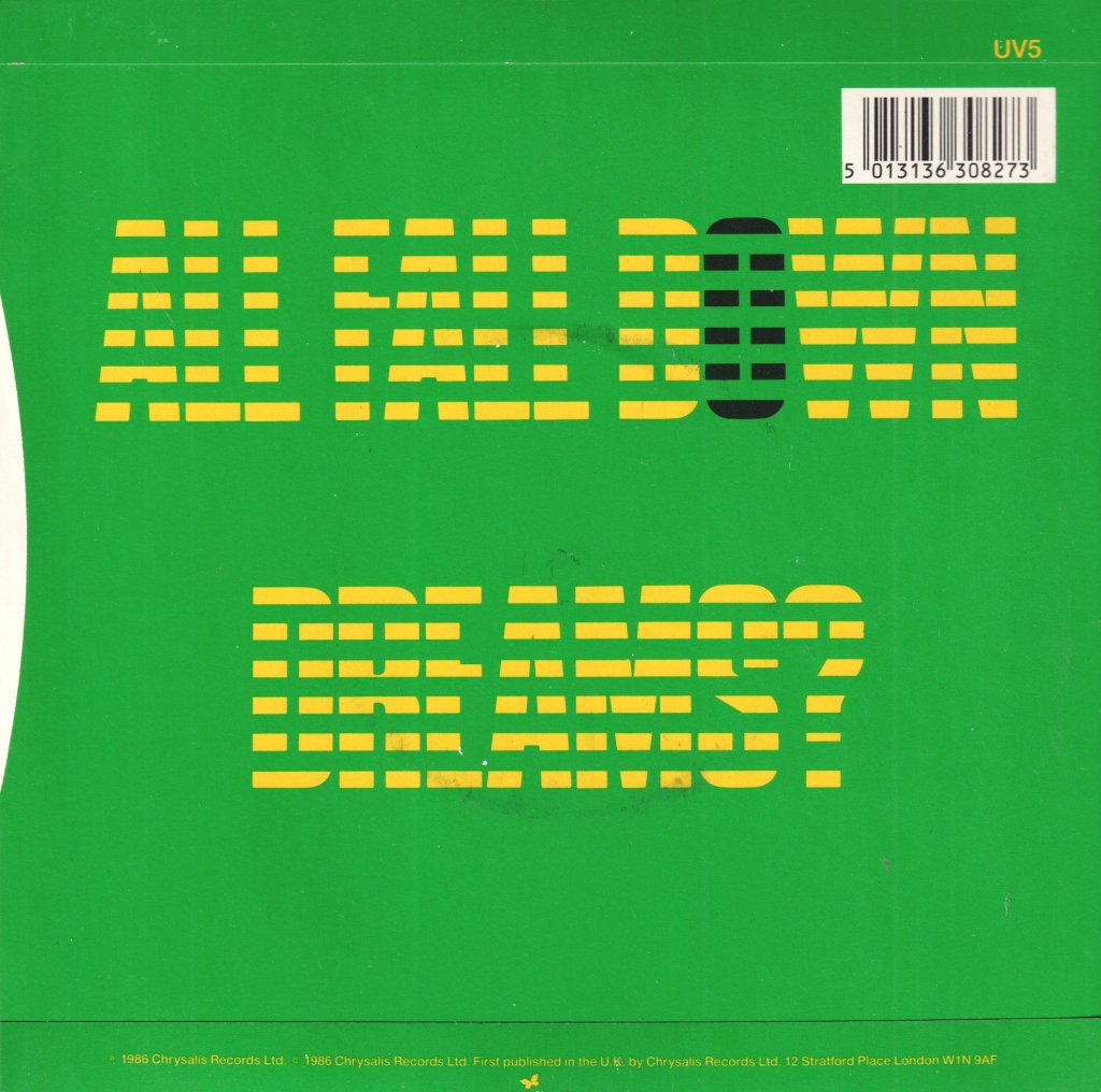 Ultravox - All Fall Down / Dreams? - 7 Inch