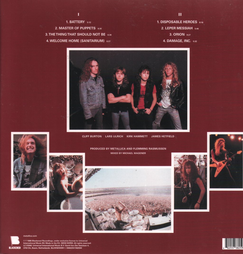 Metallica - Master Of Puppets - Lp