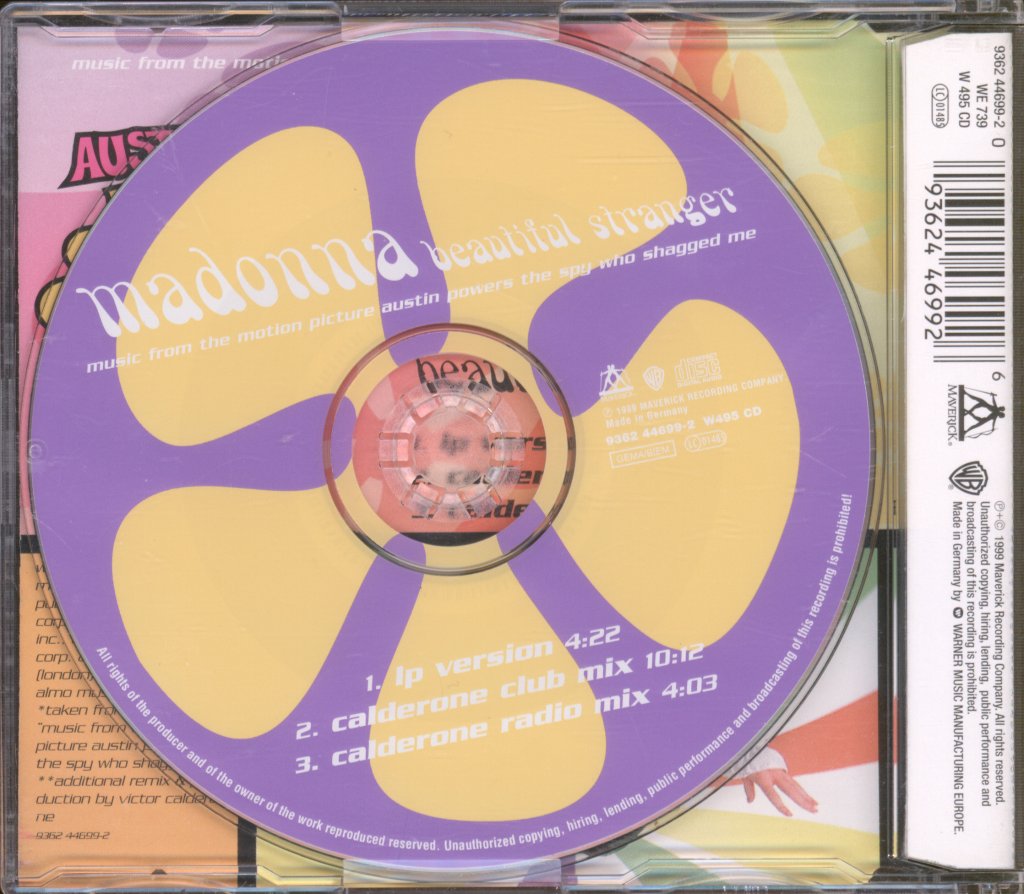 Madonna - Beautiful Stranger - Cd