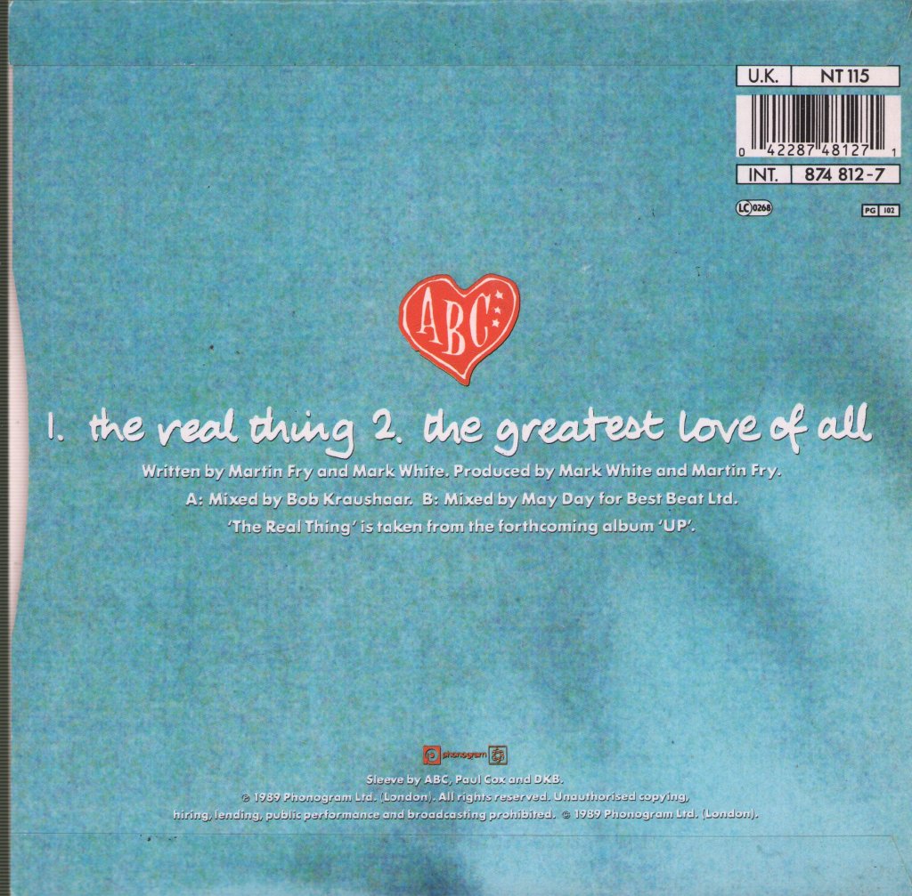 ABC - Real Thing - 7 Inch