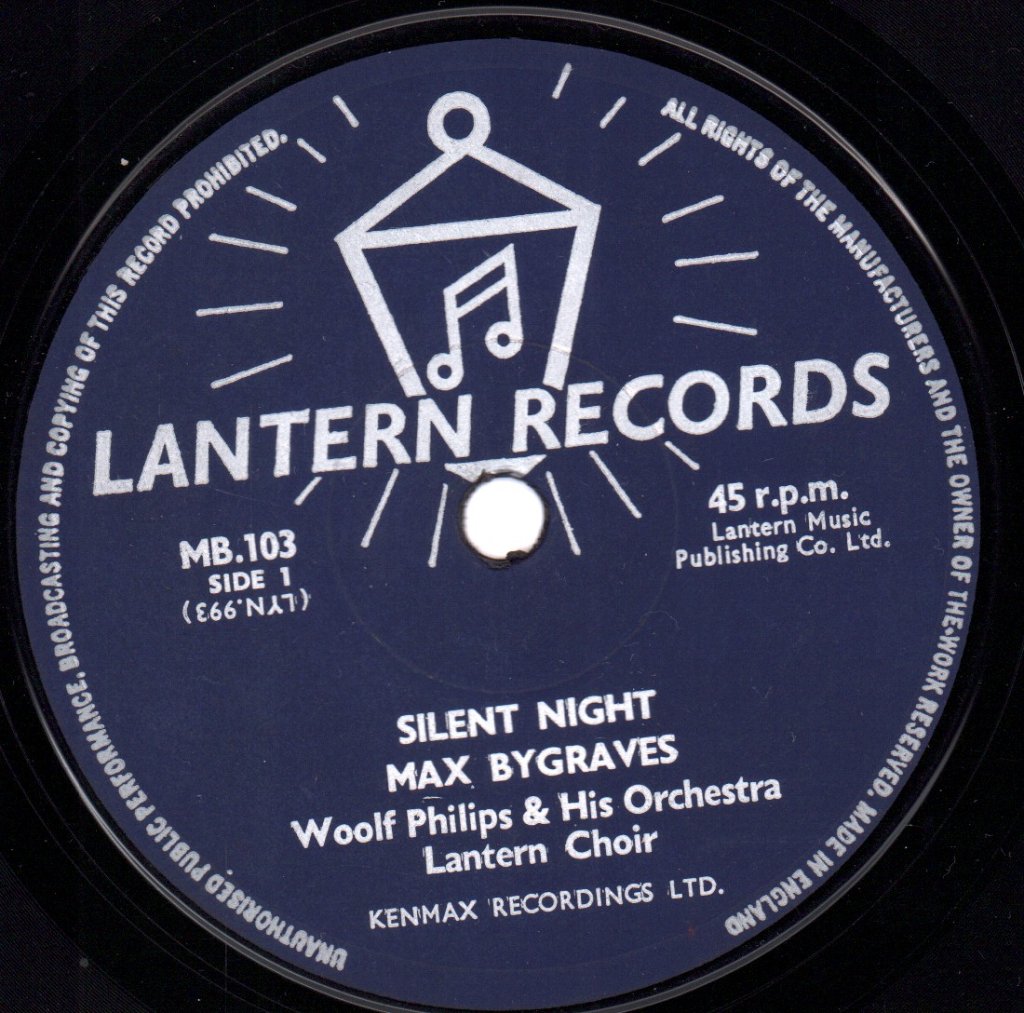 Max Bygraves - Christmas Greetings Silent Night - 7 Inch