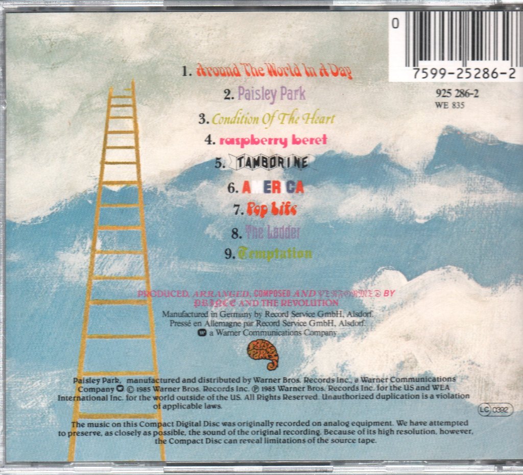Prince - Around The World In A Day - Cd